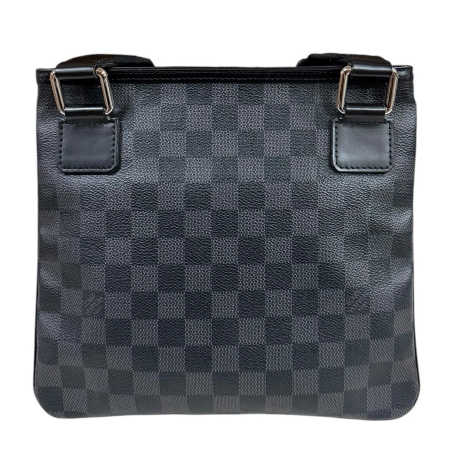 Louis Vuitton Thomas Damier Graphite Shoulder Bag Canvas Black Vintage — view 3