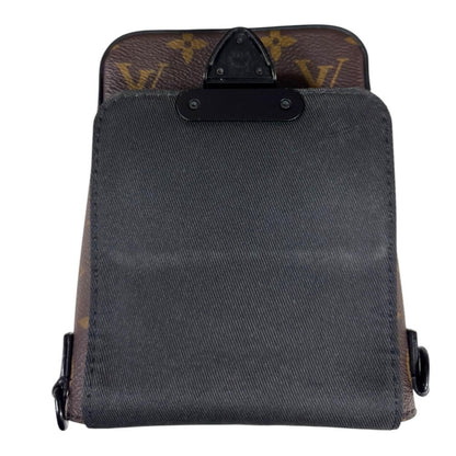 Louis Vuitton S Rock Vertical Wearable Wallet Monogram Macassar Shoulder Bag — view 8