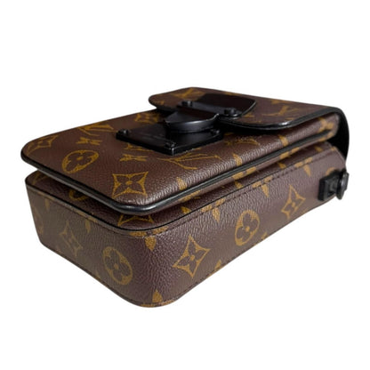 Louis Vuitton S Rock Vertical Wearable Wallet Monogram Macassar Shoulder Bag — view 5