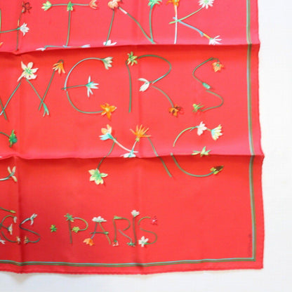 Hermes Carre 90 Scarf Eye Like Flowers 100% Silk Pawn — view 5