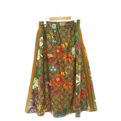 Gucci GG New Flora Longskirt A-Line Skirt M Multicolor — view 2