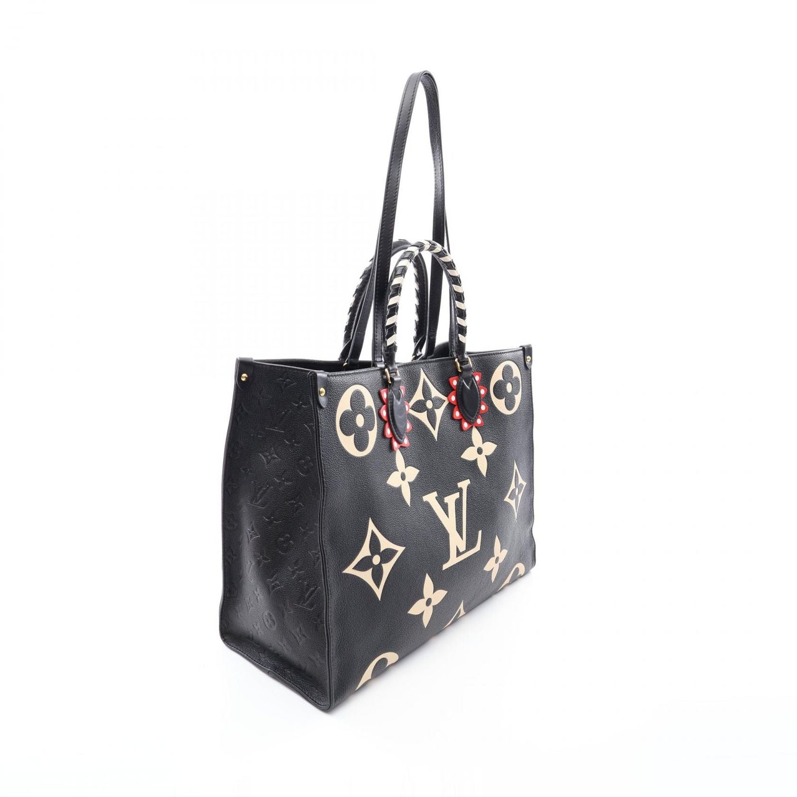 Louis Vuitton Tote Bag On The Go GM Monogram Empreinte LV Crafty 2-Way Black — view 2