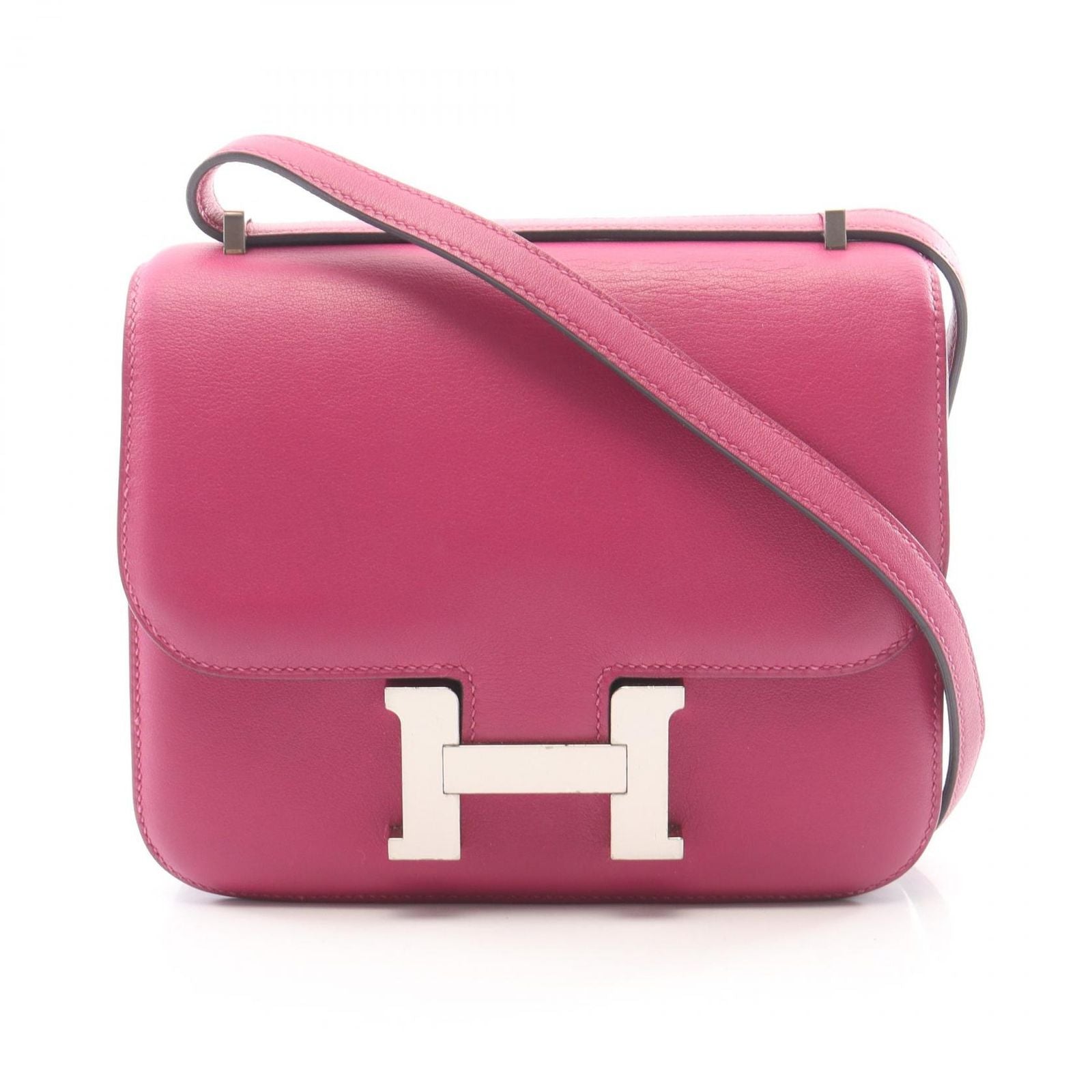 Hermes Shoulder Bag Constance 3 Mini Rose Purple
