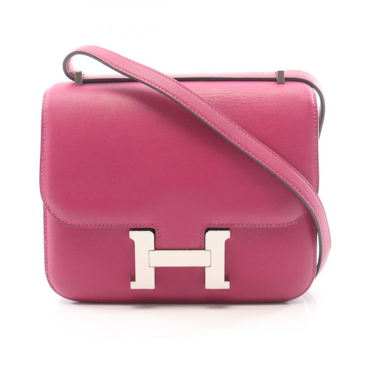 Hermes Shoulder Bag Constance 3 Mini Rose Purple