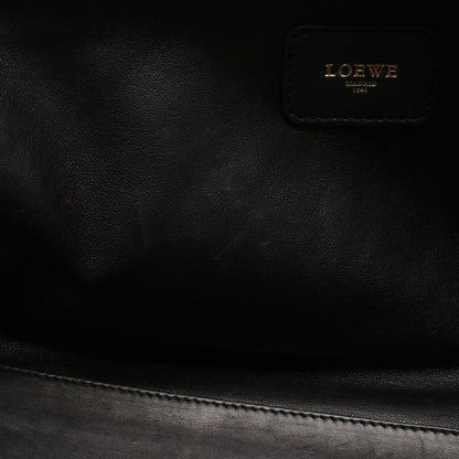 Loewe Amazona 36 Metallic Blanc Leather Handbag — view 5