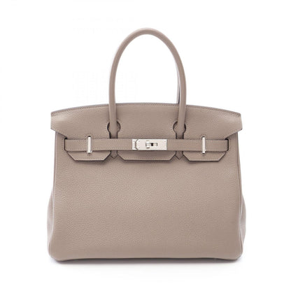 Hermes Birkin 30 Leather Griasphalt Handbag