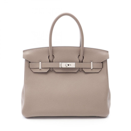 Hermes Birkin 30 Leather Griasphalt Handbag