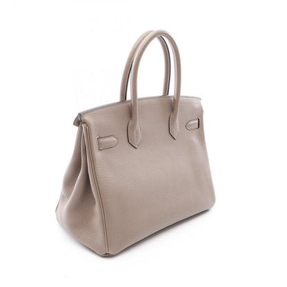 Hermes Birkin 30 Leather Griasphalt Handbag — view 2