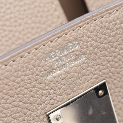 Hermes Birkin 30 Leather Griasphalt Handbag — view 4