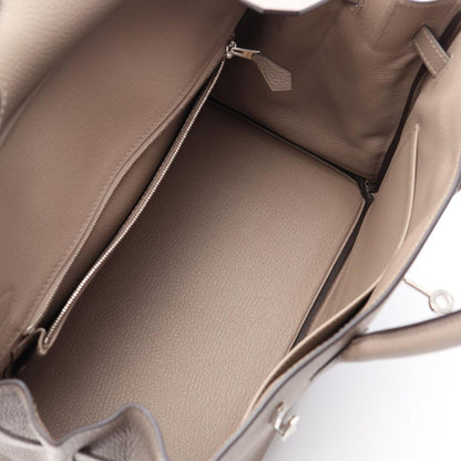 Hermes Birkin 30 Leather Griasphalt Handbag — view 3