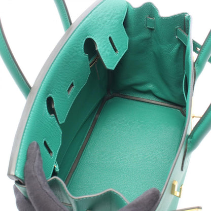 Hermes Birkin 30 Vert Vertigo Leather Handbag — view 3