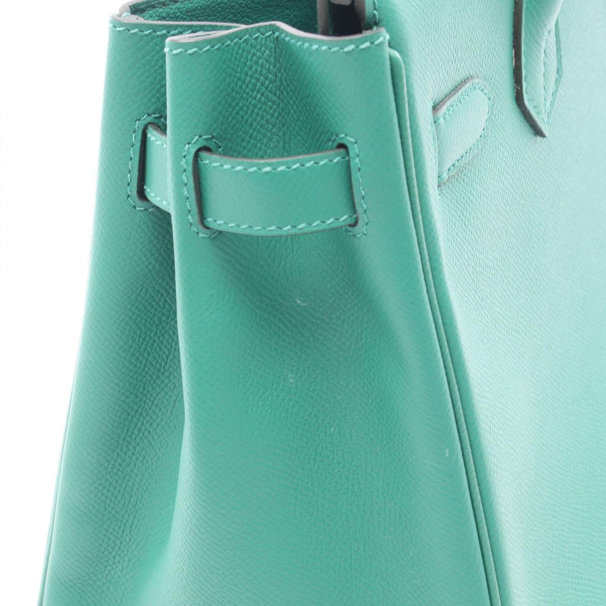 Hermes Birkin 30 Vert Vertigo Leather Handbag — view 7