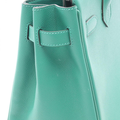 Hermes Birkin 30 Vert Vertigo Leather Handbag — view 7