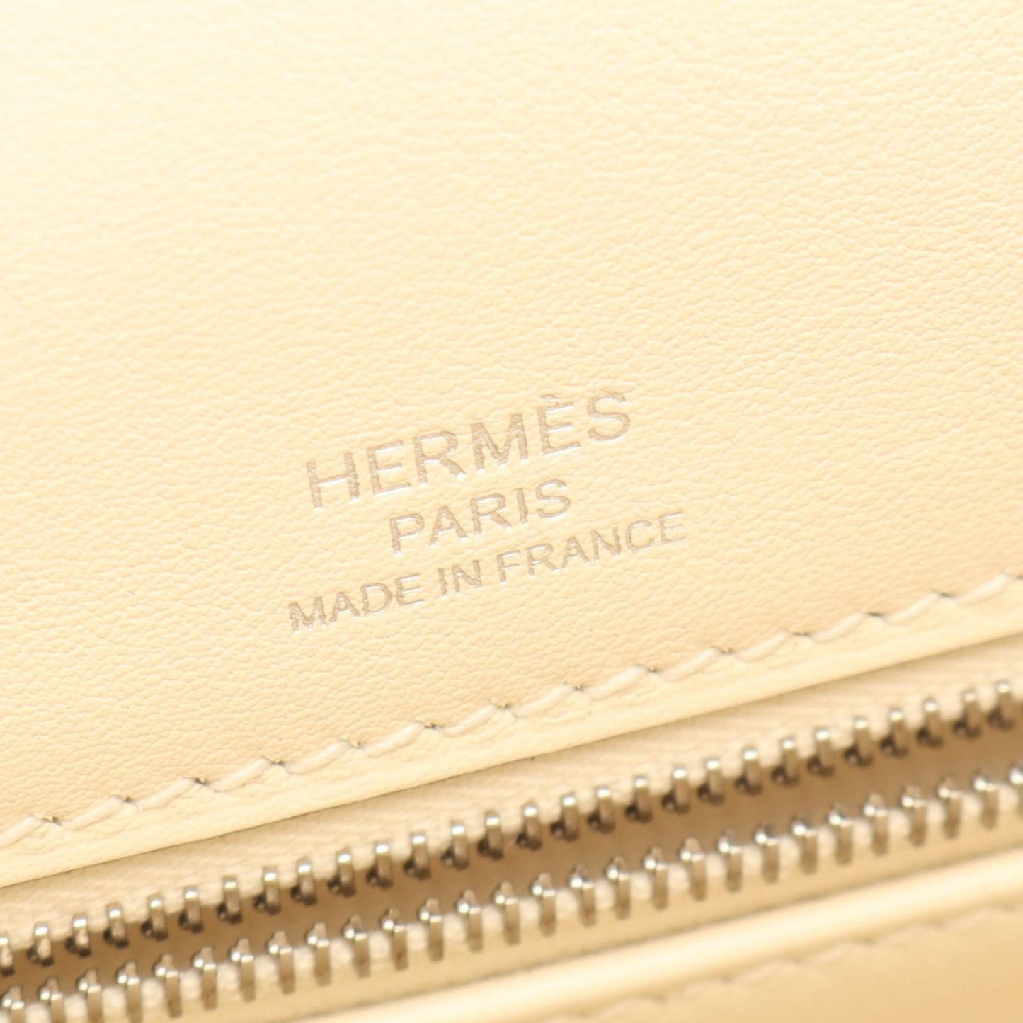 Hermes Kelly 28 Sellier 2-Way Ecru Nata Canvas Leather Handbag — view 4