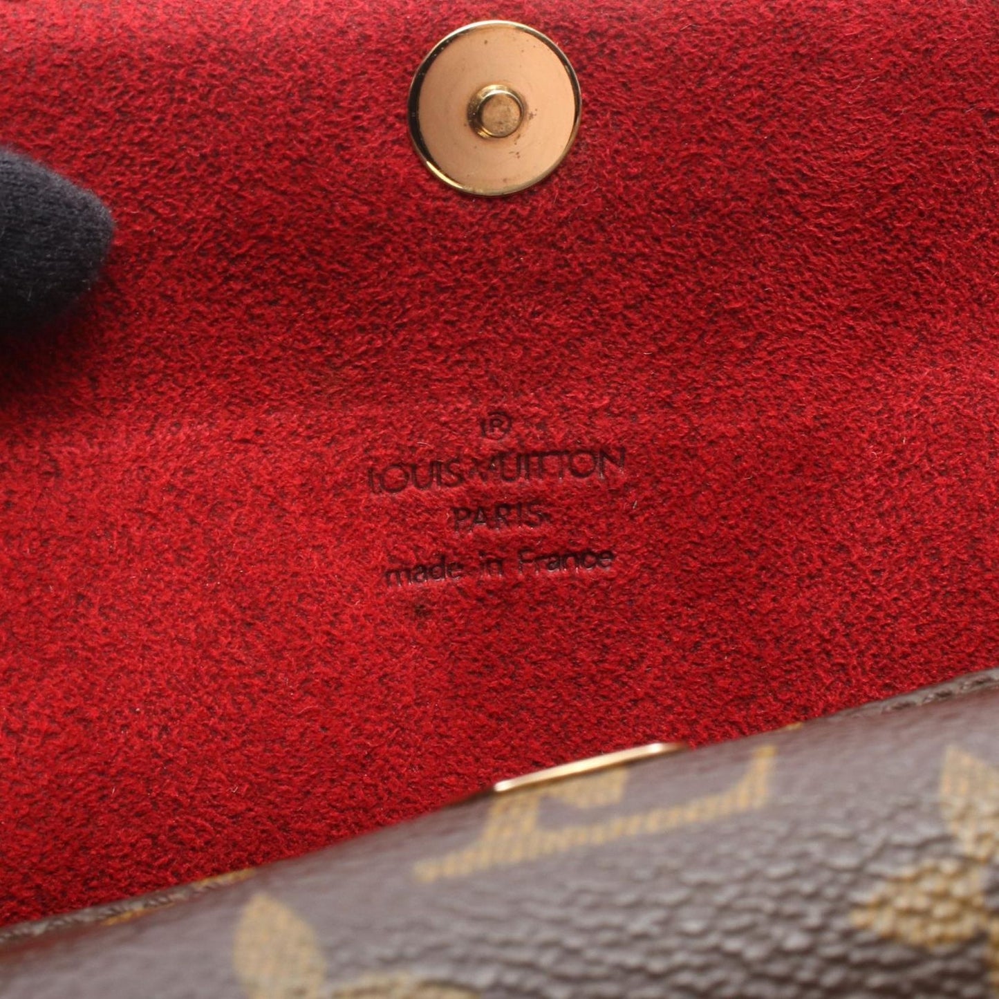 Louis Vuitton Monogram Canvas Leather Handbag — view 4