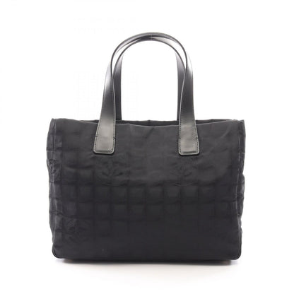 Chanel Tote Bag New Travel Line MM Black Leather New MM