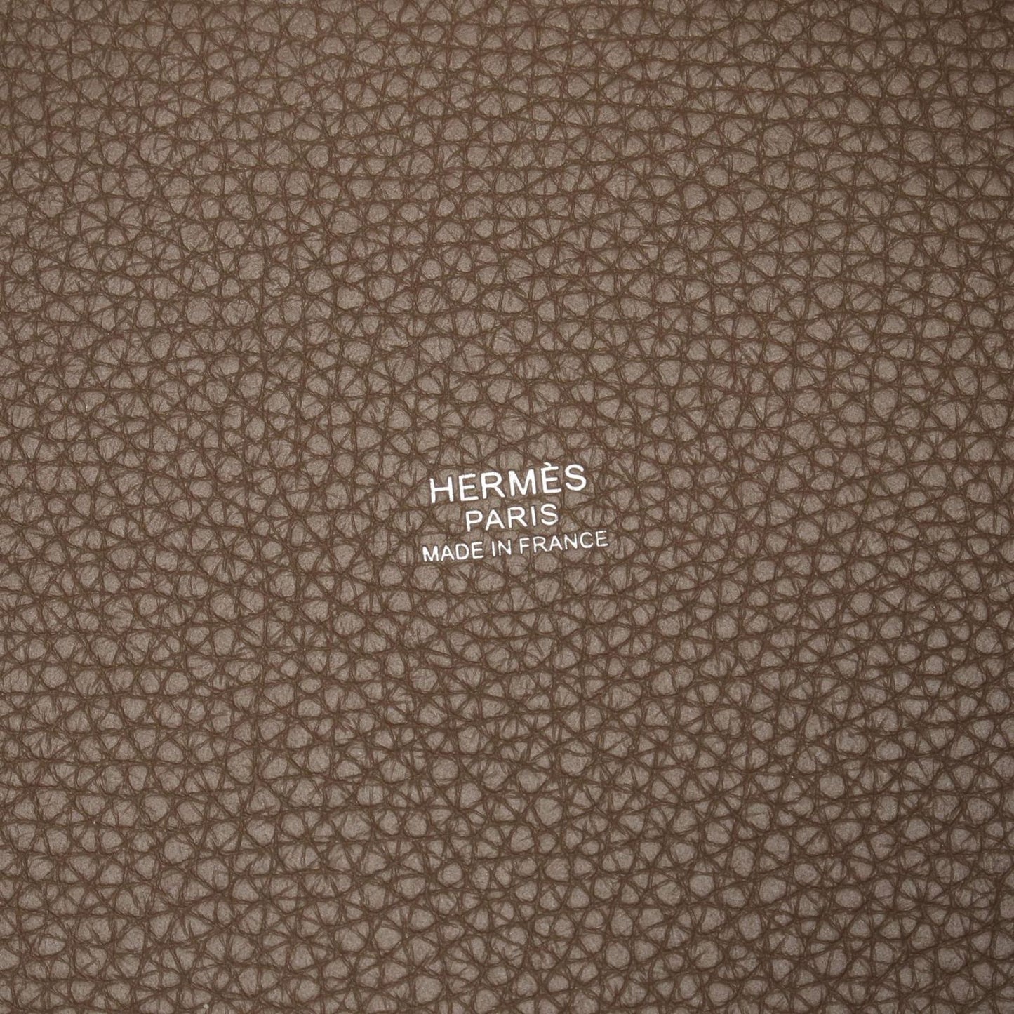Hermes Picotin Lock MM Etoupe Leather Handbag — view 4