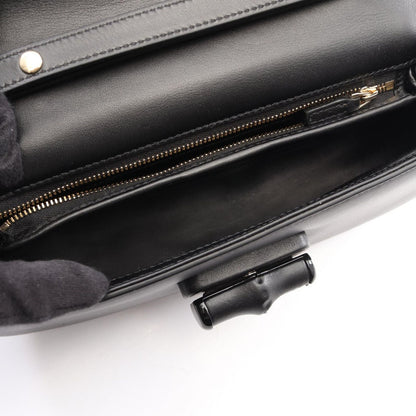 Gucci Bamboo Diva 2-Way Black Leather Handbag — view 3