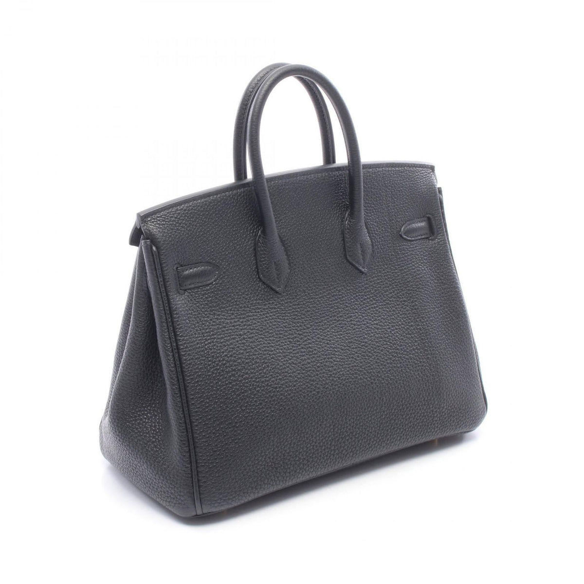 Hermes Birkin 25 Black Leather Handbag — view 2