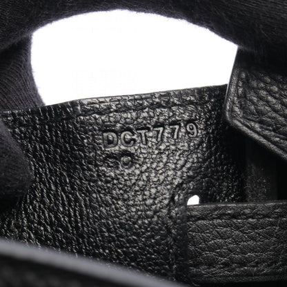 Hermes Birkin 25 Black Leather Handbag — view 5
