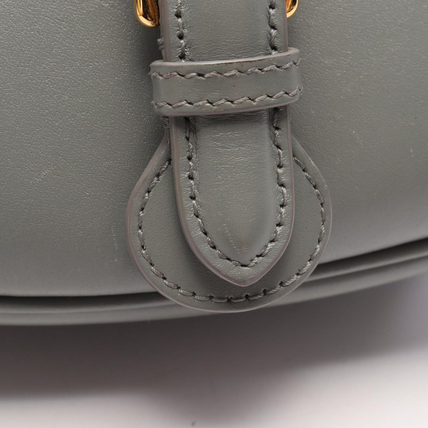 Dior Shoulder Bag Bobby Gray Leather — view 8