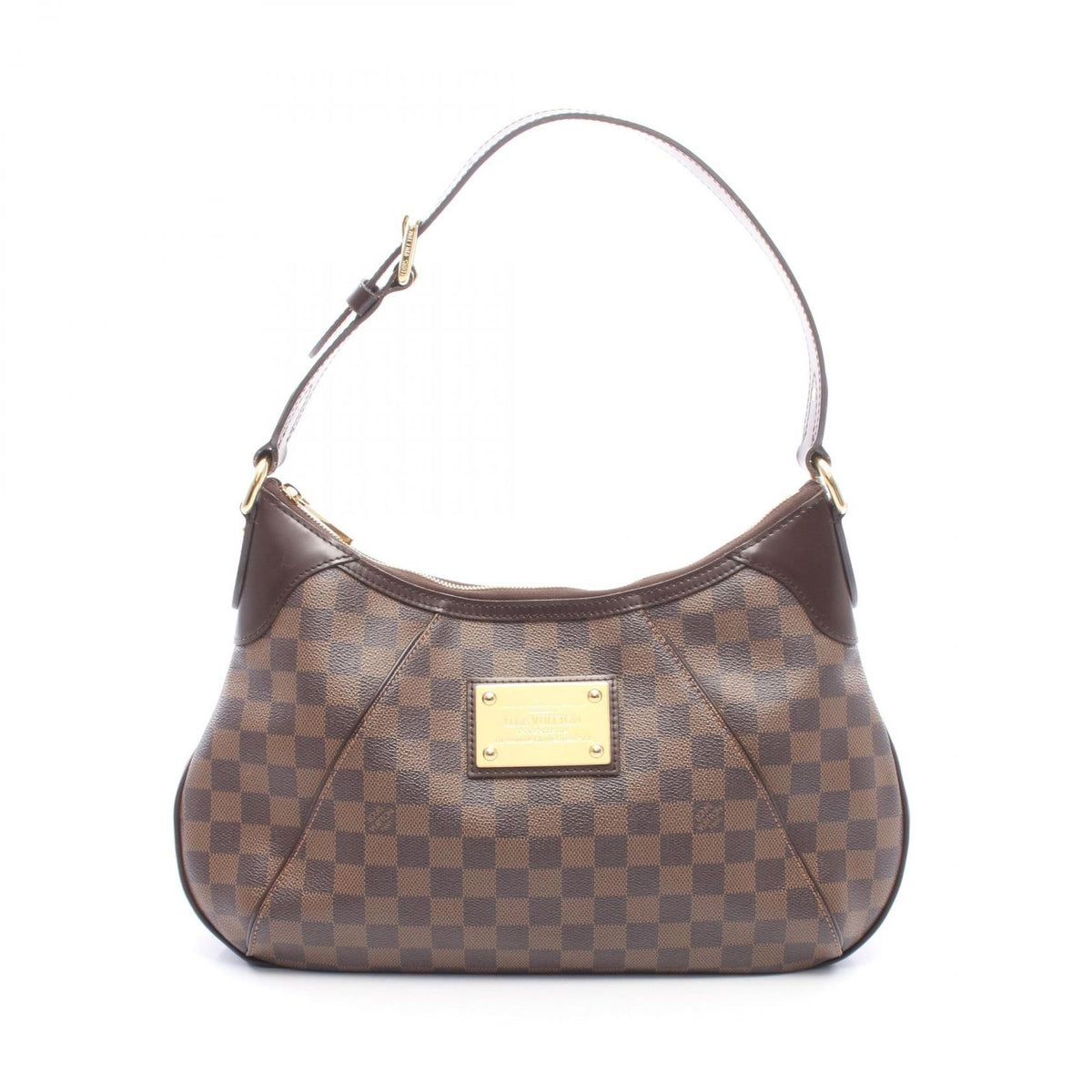 Louis Vuitton Shoulder Bag Thames GM Canvas Leather