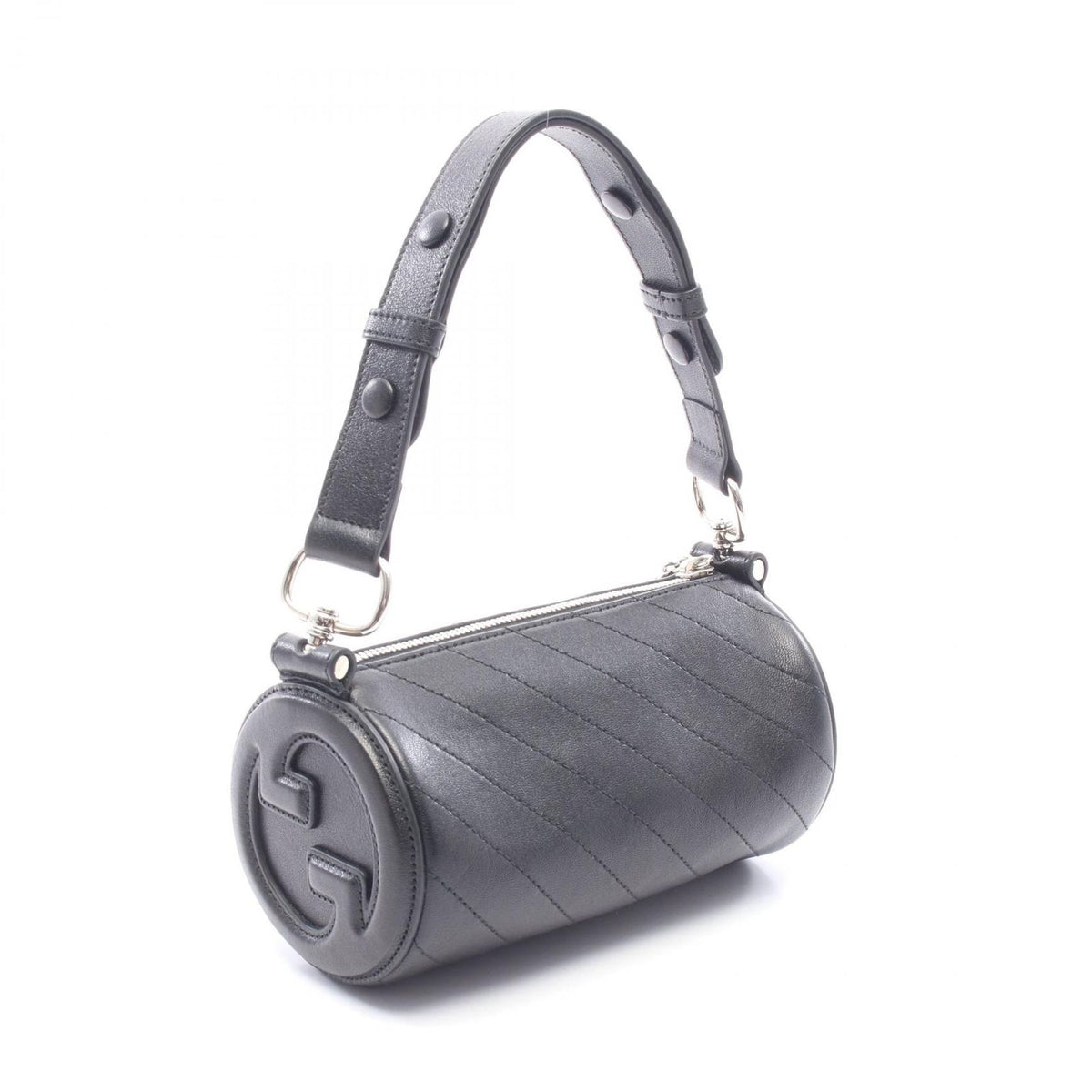 Gucci Shoulder Bag Blondie Black Leather Di Mini — view 2