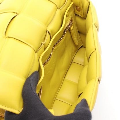 Bottega Veneta Shoulder Bag Padded Cassette Small Yellow Leather — view 3