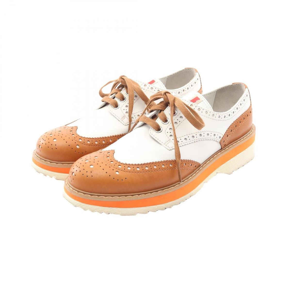 Prada Sport Linea Rossa Shoes Brogue Leather