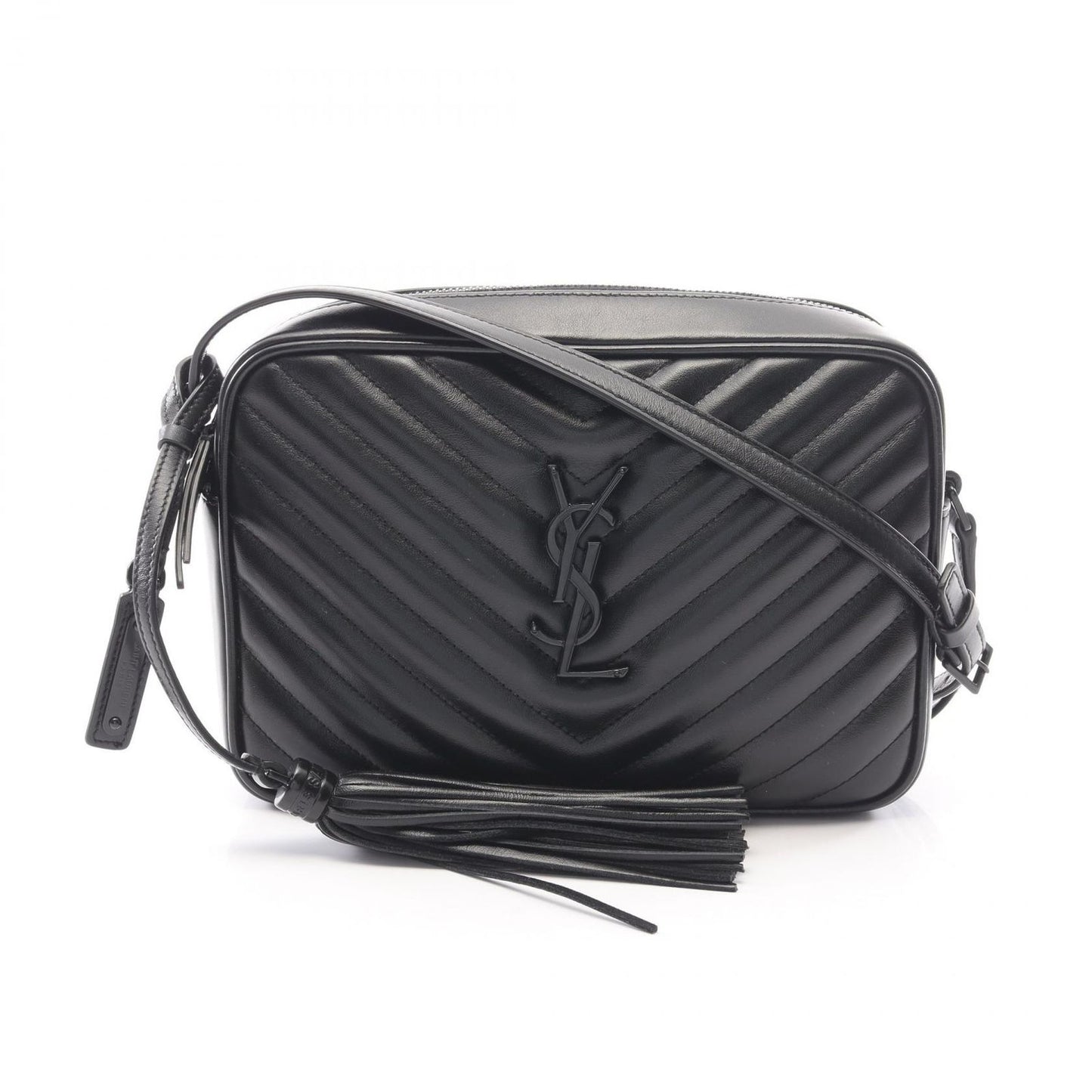 Saint Laurent Paris Shoulder Bag Lou Black Leather