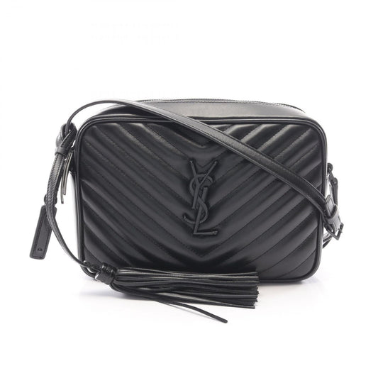 Saint Laurent Paris Shoulder Bag Lou Black Leather