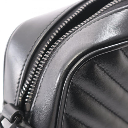 Saint Laurent Paris Shoulder Bag Lou Black Leather — view 7