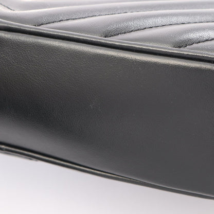 Saint Laurent Paris Shoulder Bag Lou Black Leather — view 5