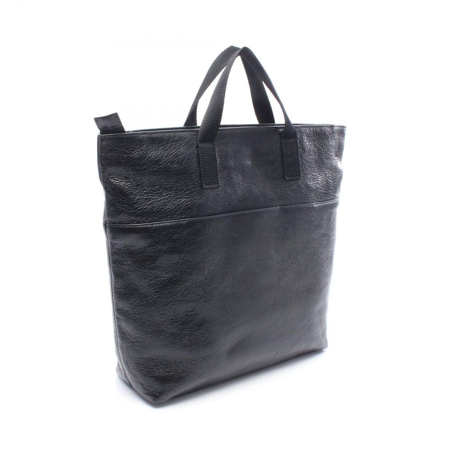Balenciaga Tote Bag Explorer 2-Way Black White Leather — view 2