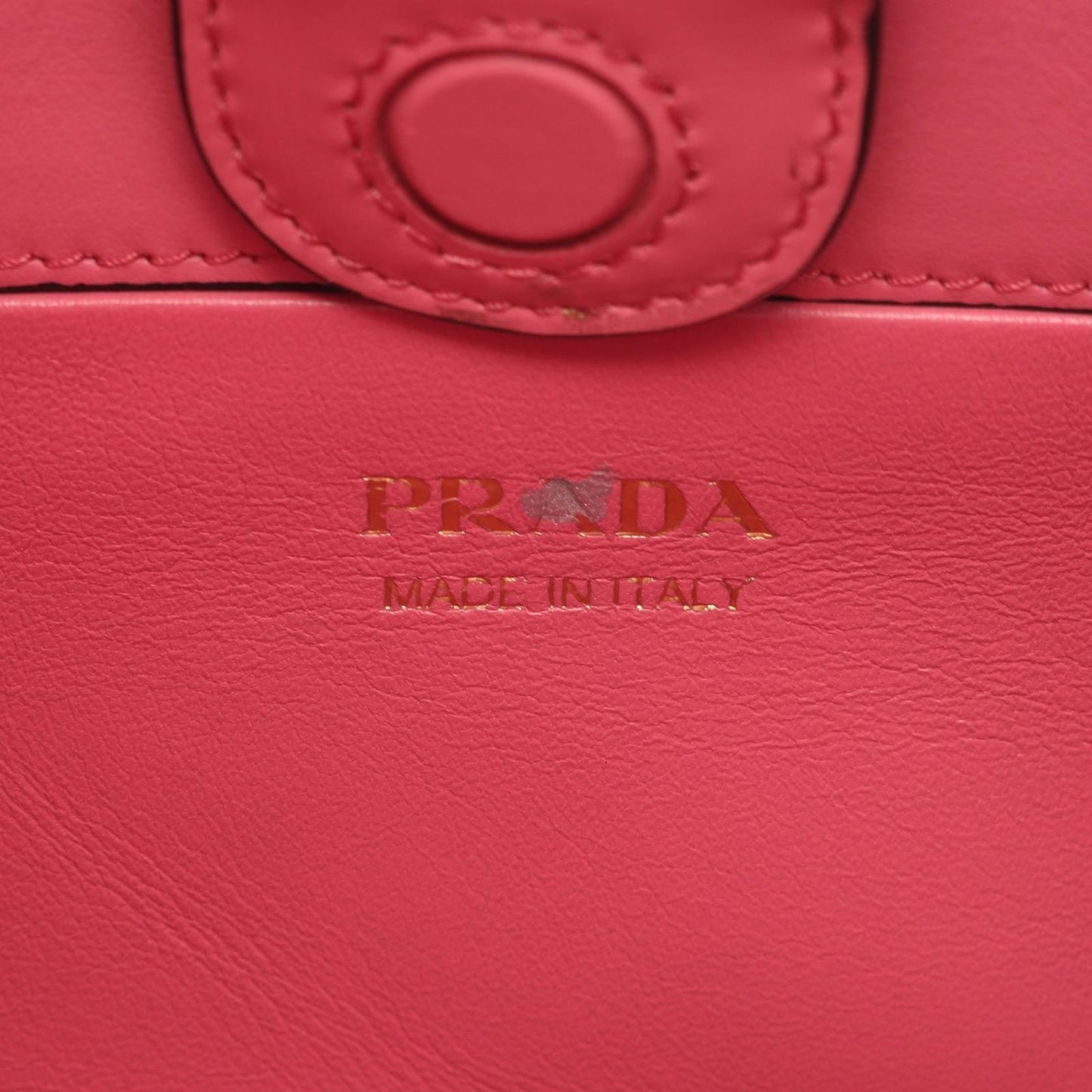 Prada Shoulder Bag Cles Pink Leather — view 4