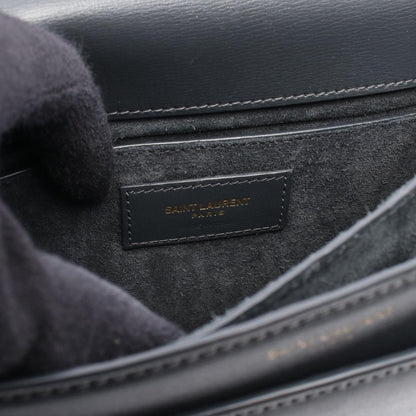 Saint Laurent Paris Shoulder Bag Sunset Dark Gray Leather — view 4