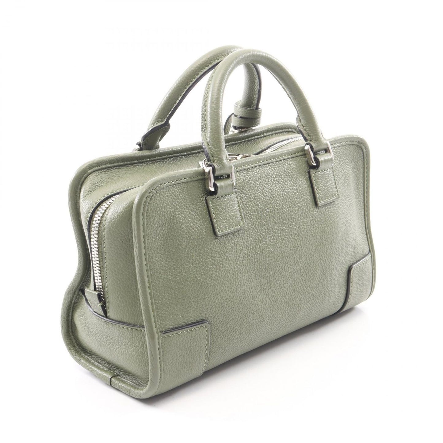 Loewe Amazona 23 2-Way Green Leather Handbag — view 2