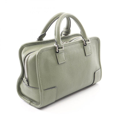 Loewe Amazona 23 2-Way Green Leather Handbag — view 2