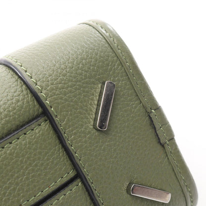 Loewe Amazona 23 2-Way Green Leather Handbag — view 6