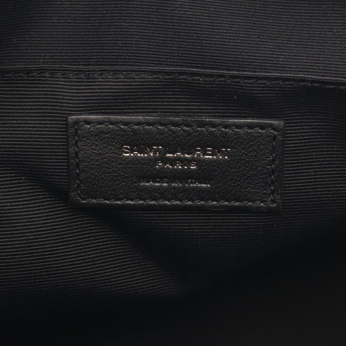 Saint Laurent Paris Shoulder Bag Lou Black Leather — view 4