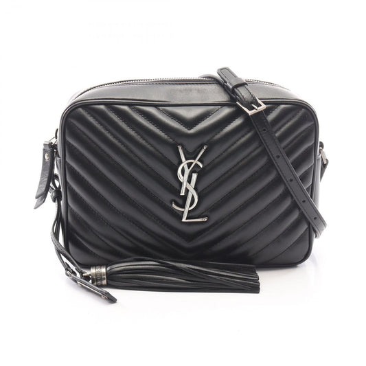 Saint Laurent Paris Shoulder Bag Lou Black Leather