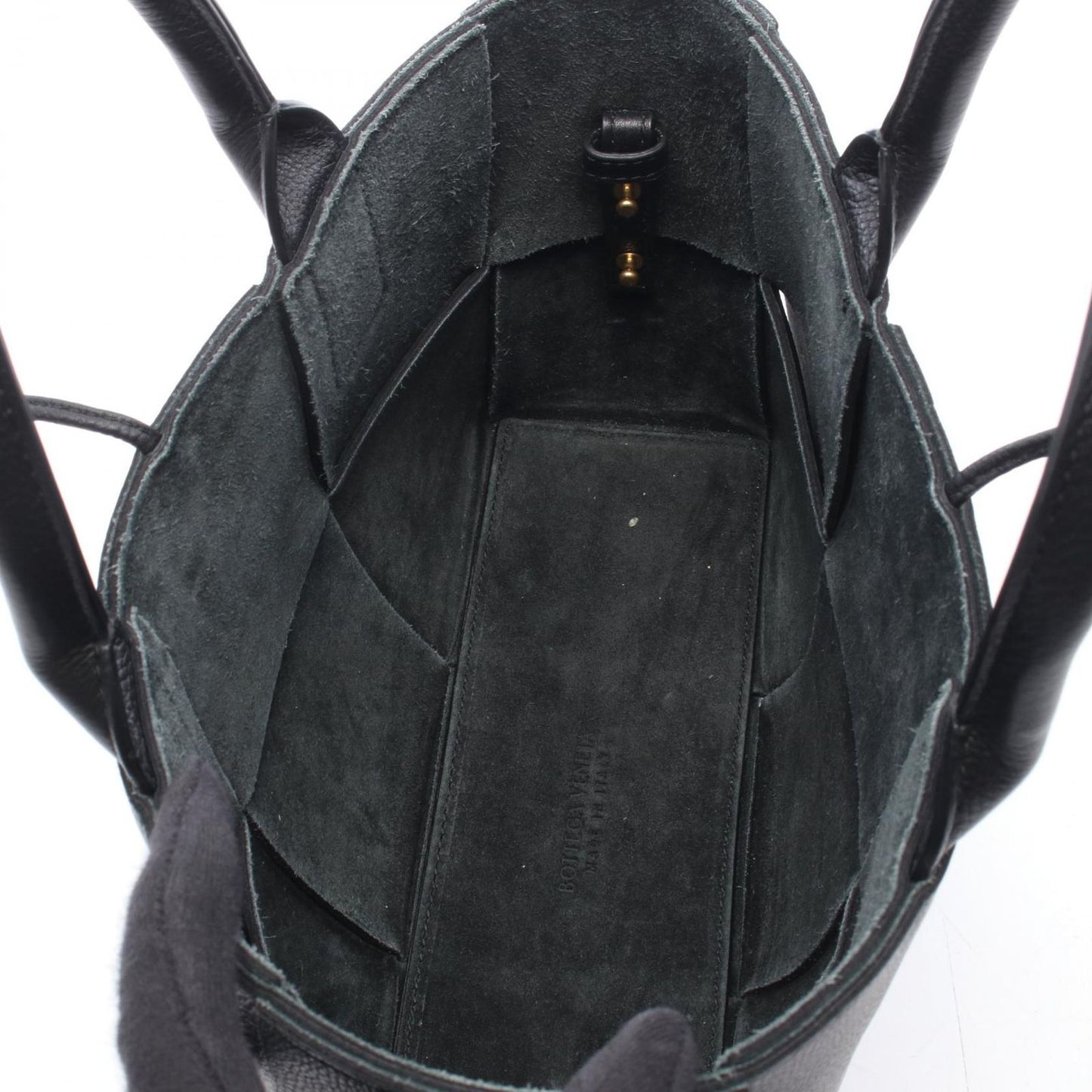Bottega Veneta Tote Bag Mini Arco 2-Way Black Leather — view 3