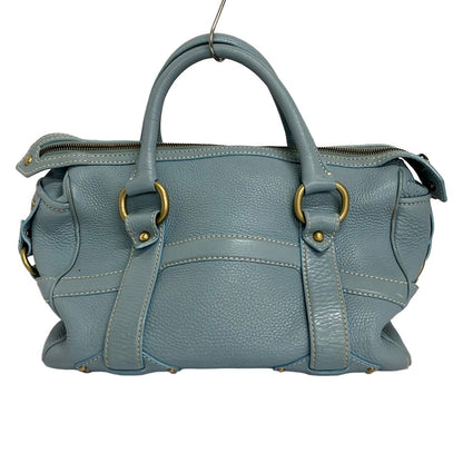 Celine Handbag Light Blue Leather — view 3
