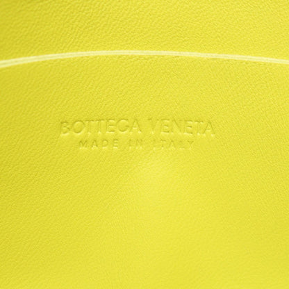 Bottega Veneta Waist Bag Cassette Maxi Intrecciato Yellow Green Leather — view 4
