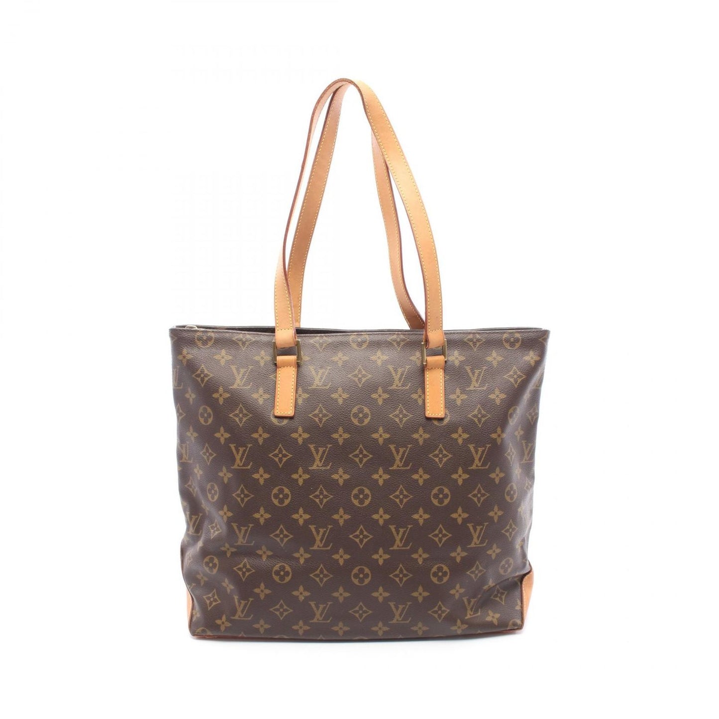 Louis Vuitton Tote Bag Cabas Mezzo Monogram Canvas Leather