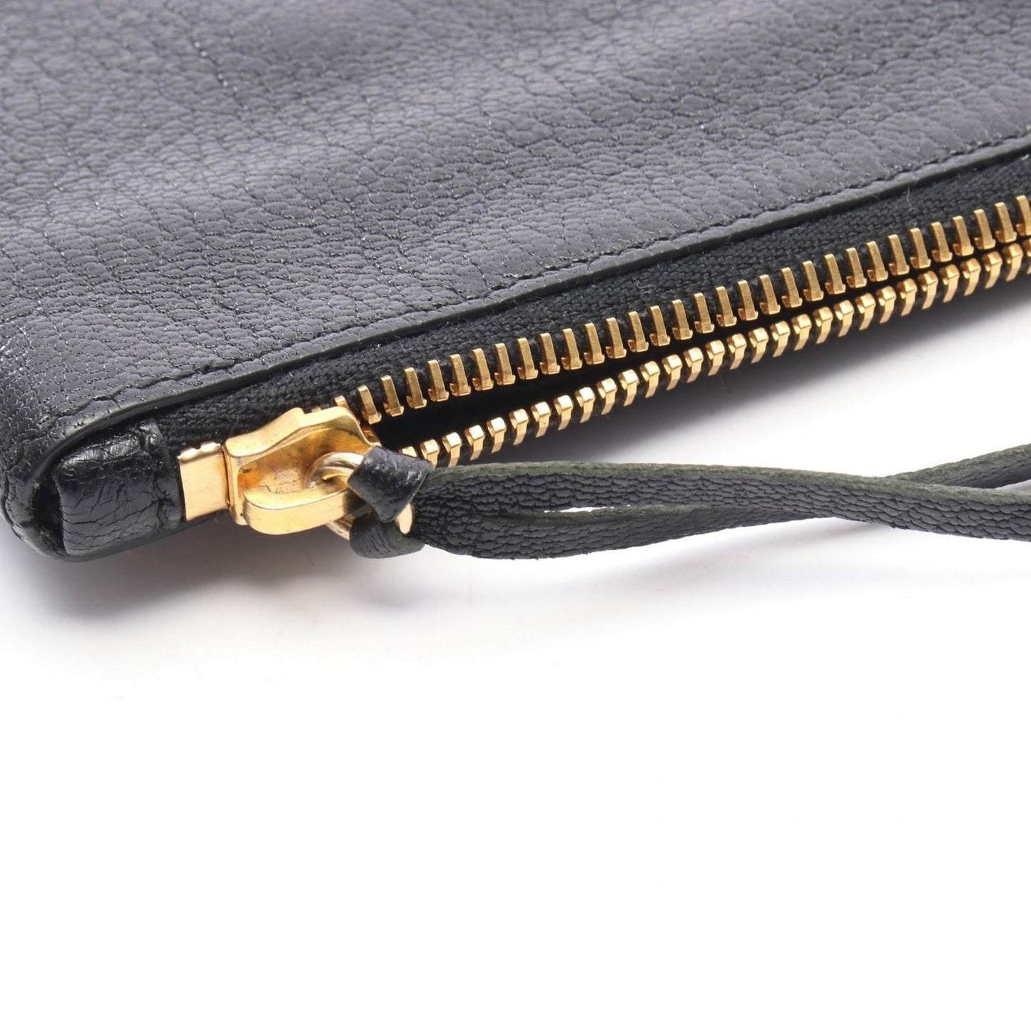 Balenciaga Clutch Classic Metallic Edge Black Leather — view 5