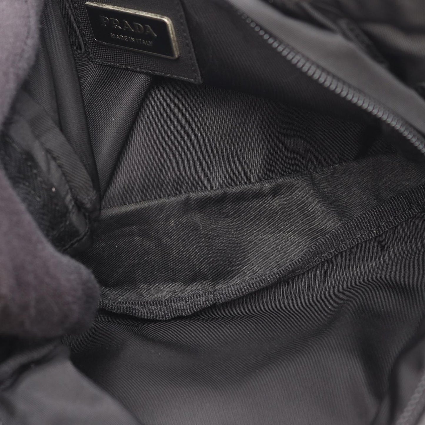Prada Waist Bag Tessuto Montagn Black Nylon Triangle Logo — view 5