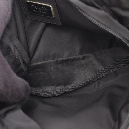 Prada Waist Bag Tessuto Montagn Black Nylon Triangle Logo — view 5
