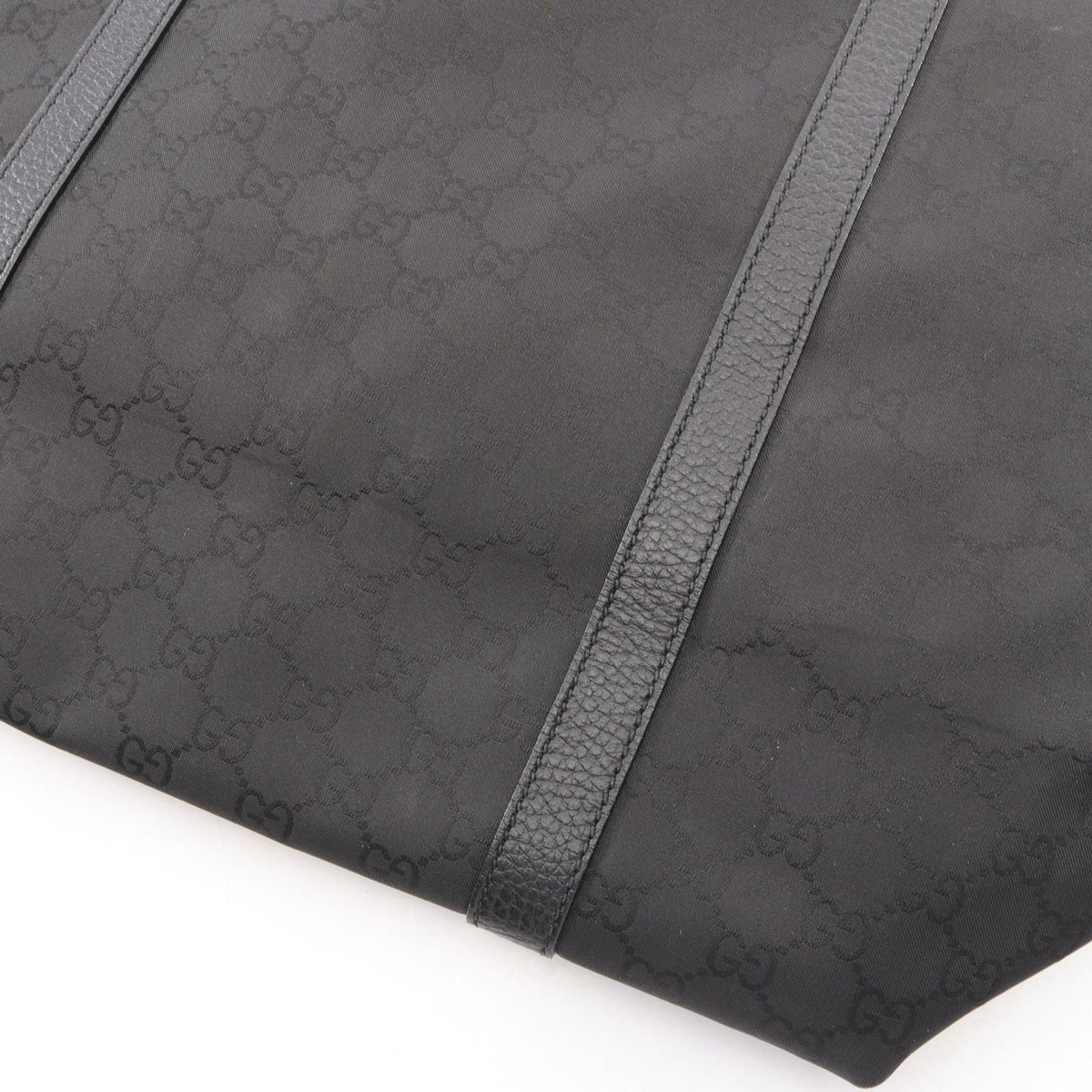 Gucci Tote Bag GG Pattern Interlocking Black Leather 2-Way — view 6
