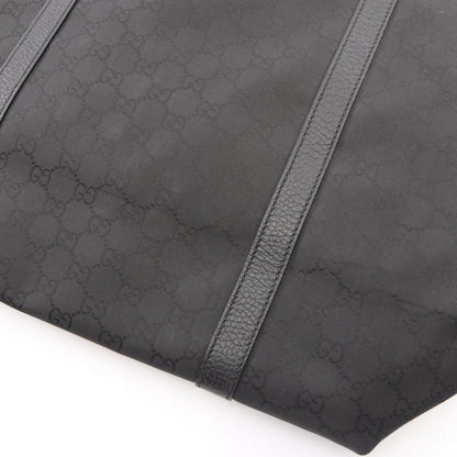 Gucci Tote Bag GG Pattern Interlocking Black Leather 2-Way — view 6